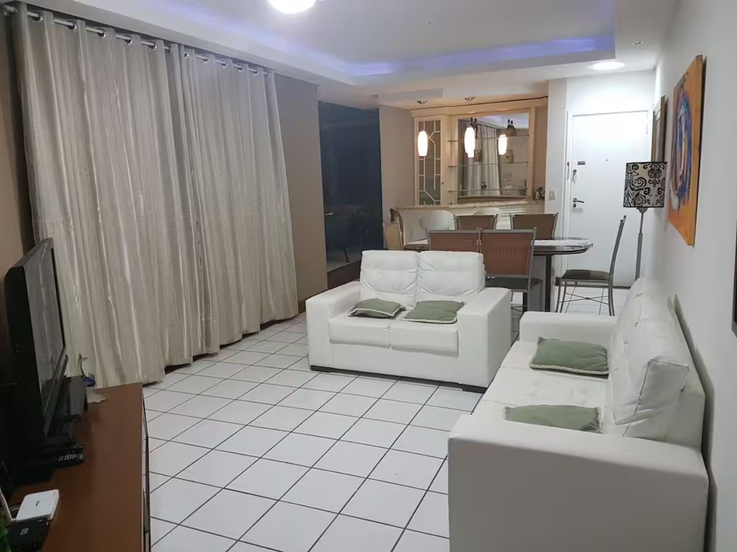 Sala de estar integrada