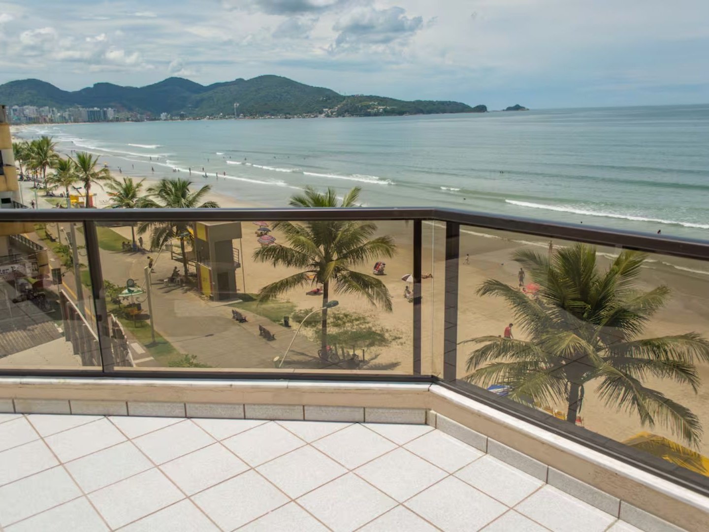 Varanda com vista mar